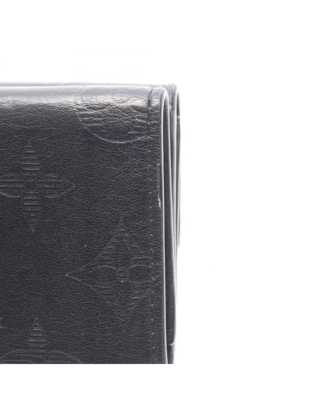 Louis Vuitton Trifold Wallet Discovery Compact Monogram Shadow Noir Leather